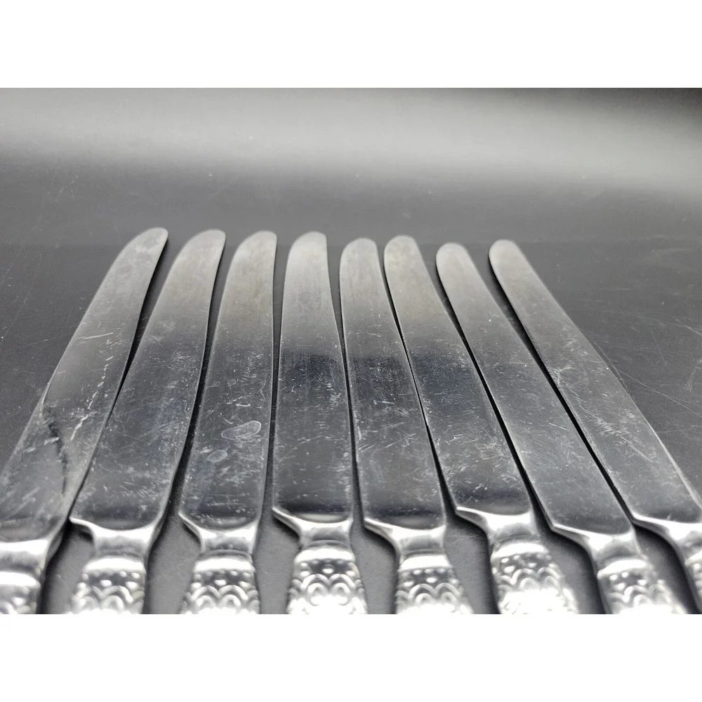 8 Dinner Knives Southern Living SL GALLERY Stainless 9 1/4